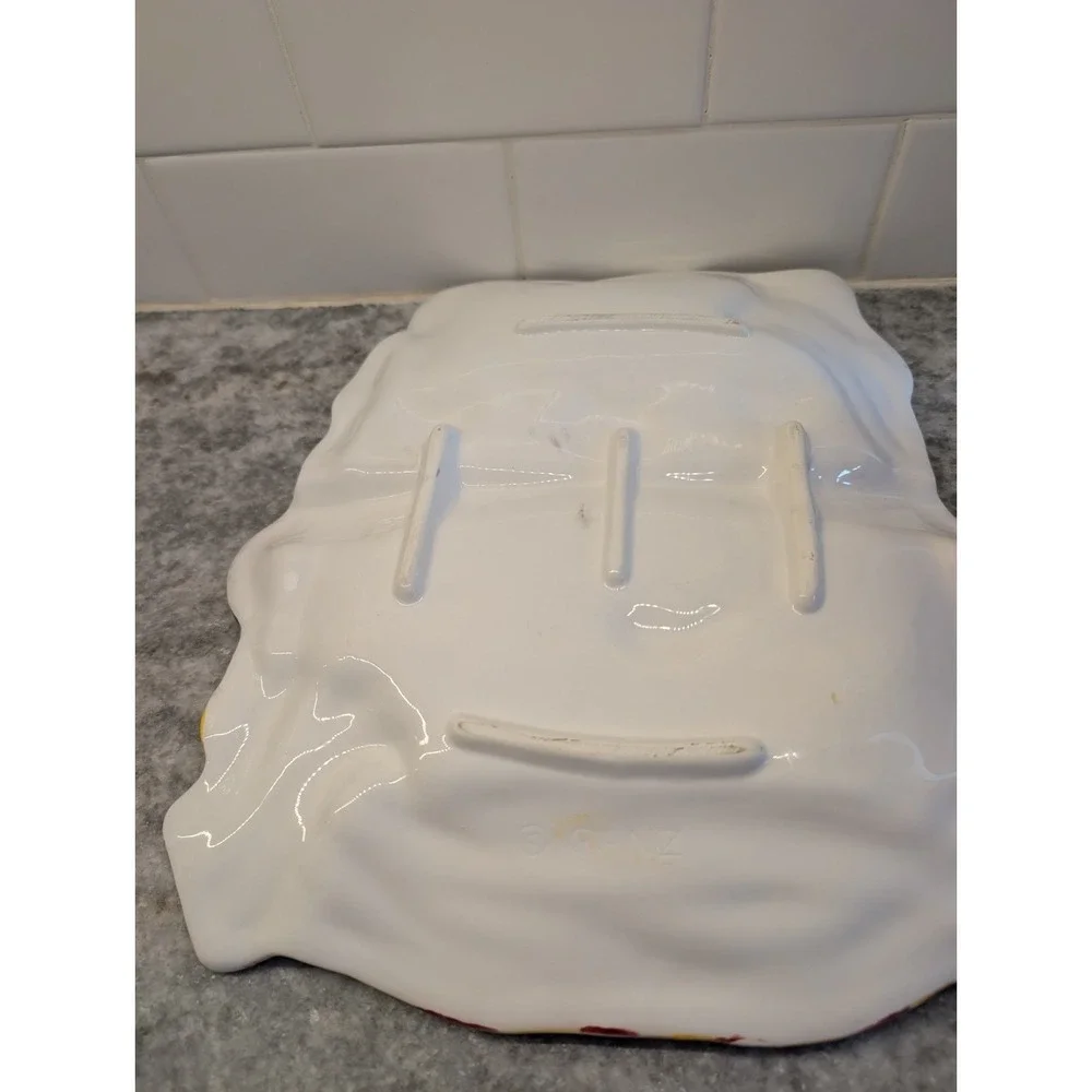 Snowman‎ Iridescent Plate/ Candy Dish